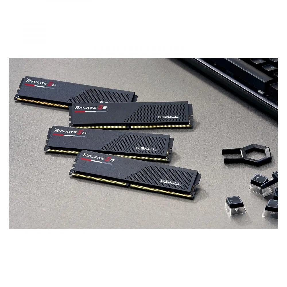 Пам'ять для настільних комп'ютерів G.Skill 32 GB (2x16GB) DDR5 6000 MHz Ripjaws S5 (F5-6000J3238F16GX2-RS5K) - фото 6