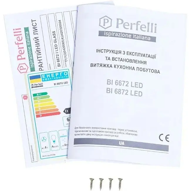 Витяжка вбудована Perfelli BI 6672 I LED - фото 13