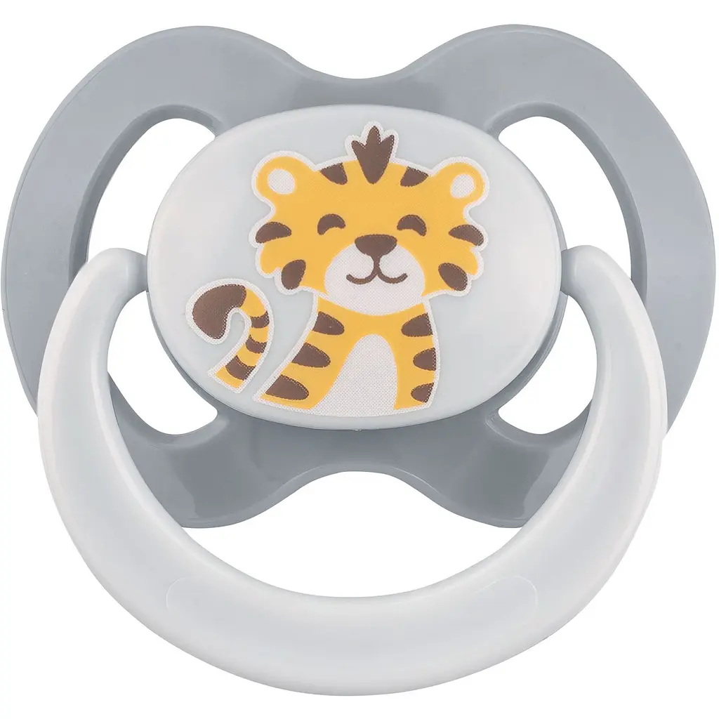 Пустышка силиконовая Baby-Nova Wild Animals анатомическая 6-18 мес. голубой и бирюзовый 2 шт. (3962319) - фото 2
