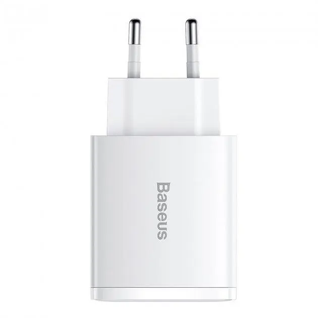 Адаптер живлення 3 порти Baseus 2 USB + Type-C 30 W CCXJ-E02 зарядне швидке - фото 4