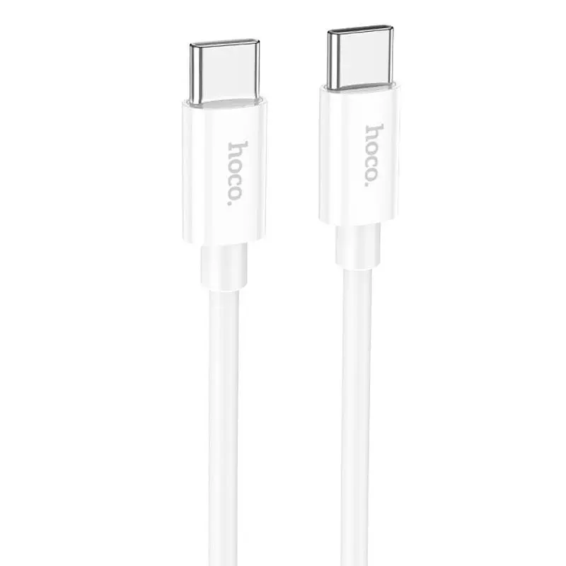 Дата кабель Hoco X 87 Magic Type-C to Type-C PD 60 W (1 m) White