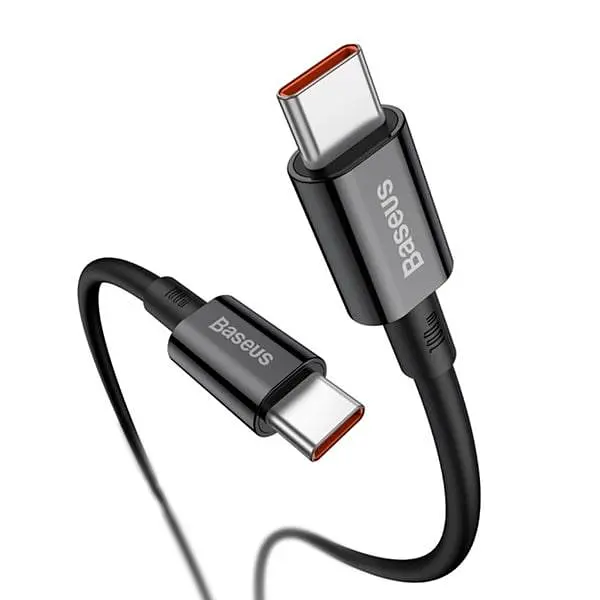 Кабель Baseus Superior Series Fast Charging Data Cable Type-C to Type-C 100W 1 м Чорний - фото 2