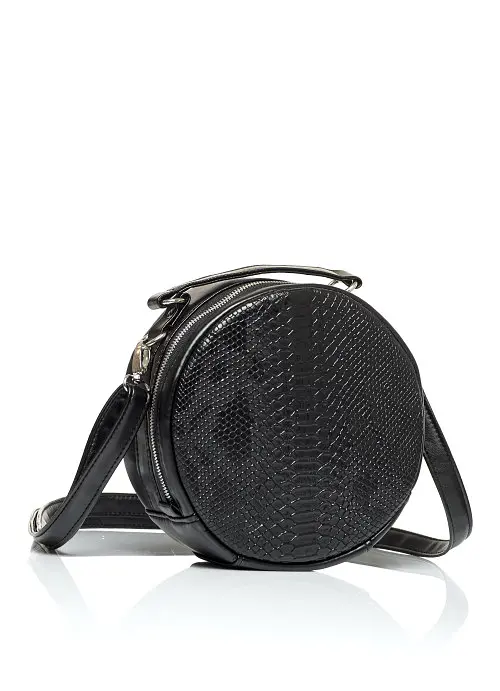 Жіноча кругла сумка Sambag 20х20х10 см sum0019269 - фото 2