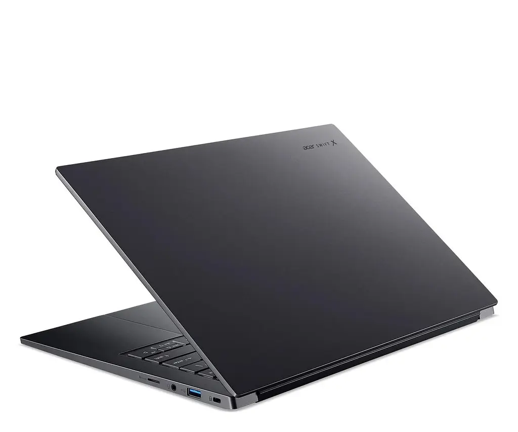Hоутбук ACER Swift 14 AI OLED SFX14-61G, (NX.JA7EX.001) процесор AMD Ryzen AI 7 350 (до 5,0 ГГц), сенсорний екран 14,5 дюйма, роздільна здатність 2.8K, 32 ГБ, SSD-на RTX 5050 8 ГБ, Windows 11 Домашня, колір «титановий се - фото 6
