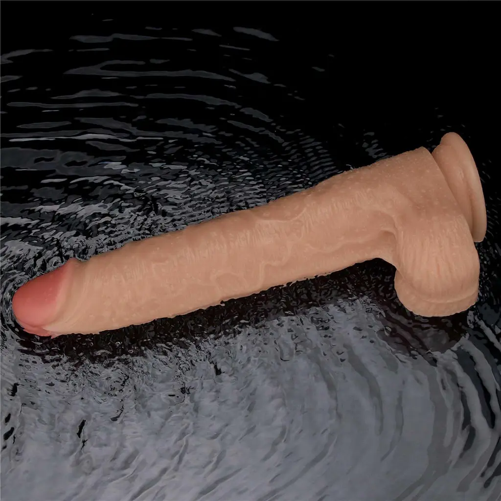 Вибратор Lovetoy Power Basics Cock 11apos;apos; 28.3 см (телесный) - фото 18