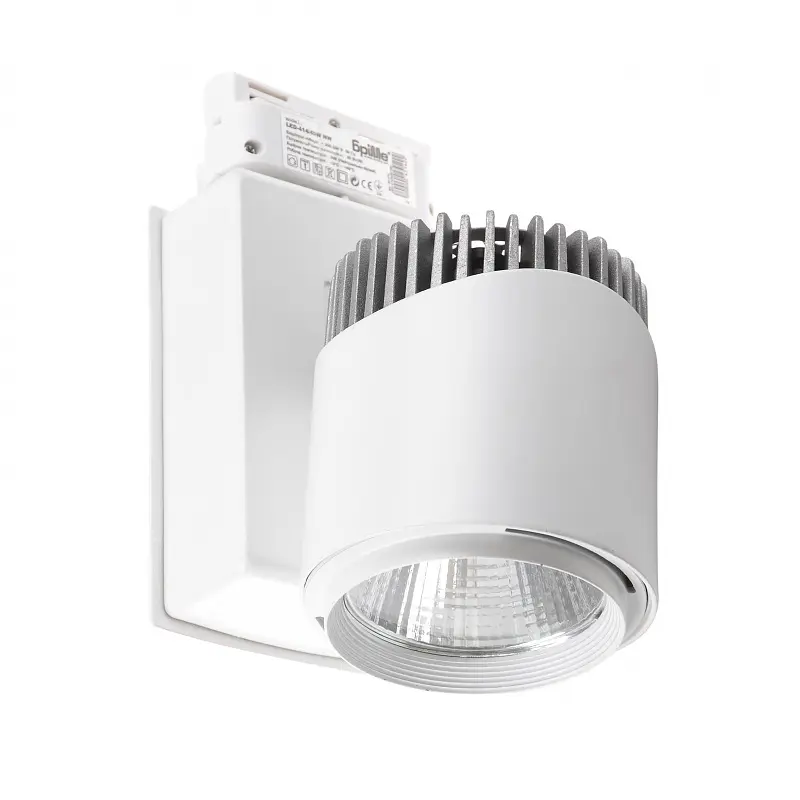 Светильник трековый поворотный LED 414/40W NW WH COB Brille 32-274 - фото 2