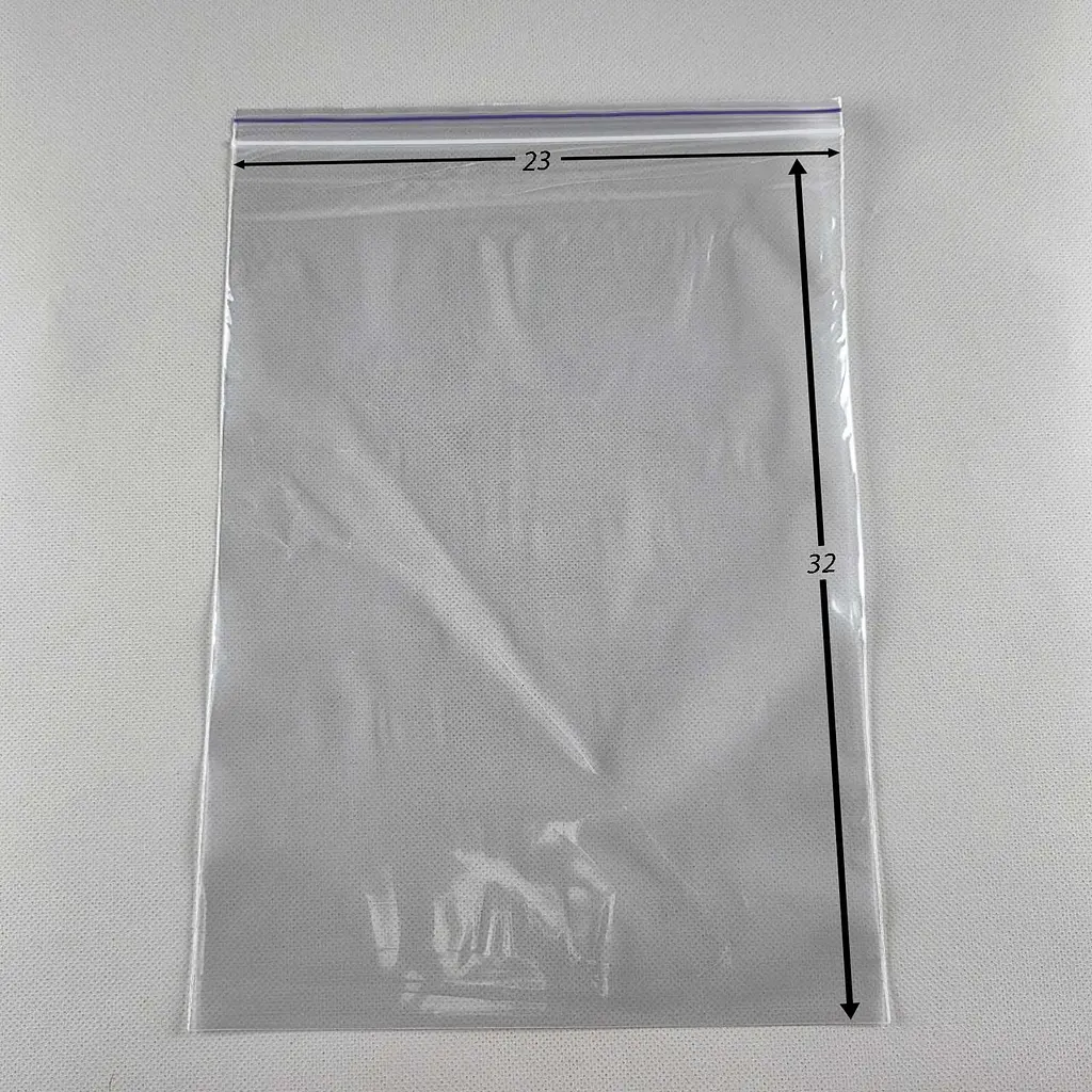 Пакети Zip-Lock прозорі 23x32 см, 100 шт, 50 мкм, поліетиленові пакети із застібкою - фото 2