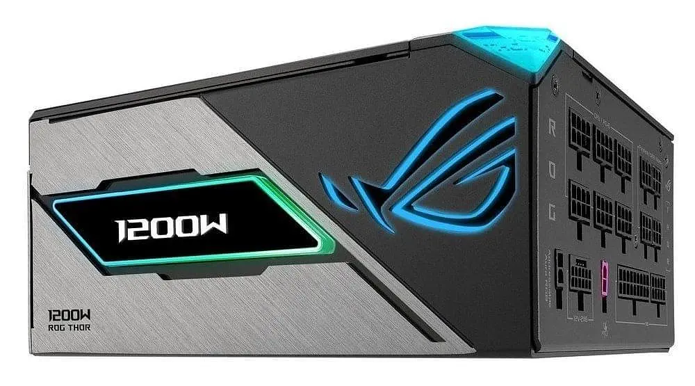 Блок питания ASUS ROG THOR 1200W 80+ Platinum (ROG-THOR-1200P3-GAMING) (90YE00V2-B0NA00) - фото 4
