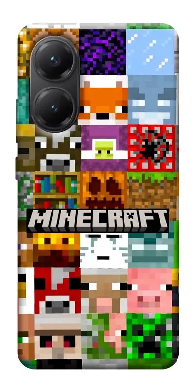 Чохол Demsky Minecraft collage для Xiaomi Poco X7 Pro