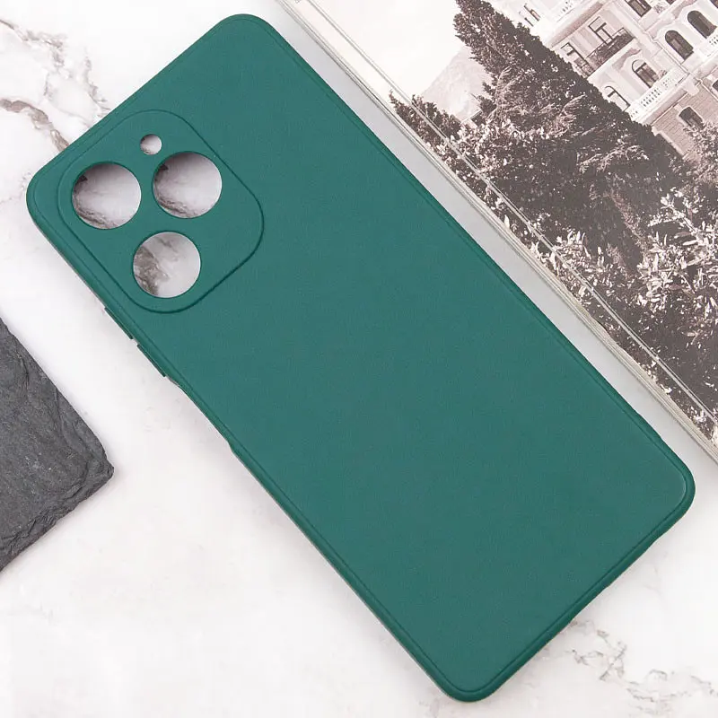 Силиконовый чехол Candy Full Camera для TECNO Spark 10 Pro Зеленый / Green - фото 2