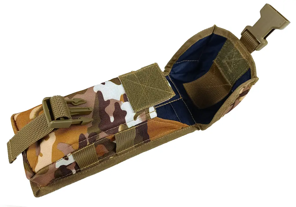 Підсумок під два магазини АК одинарний закритий Multicam Arid (степовий) (MOLLE, підсумок на розгрузку, жилет, РПС) - фото 5