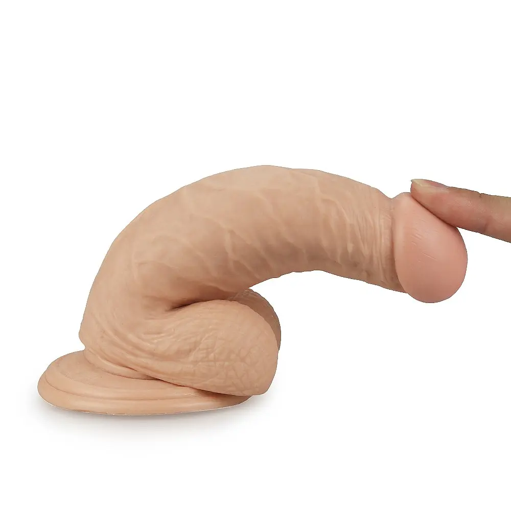 Фаллоимитатор LoveToy Real Extreme 17.5 см телесный - фото 3