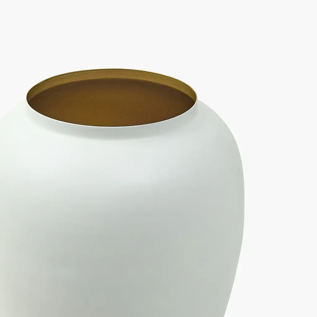 Ваза MBM HOME Элизиум железная принт золотой 230х230х350 мм (VB-01 PRINT/GOLD) - фото 3