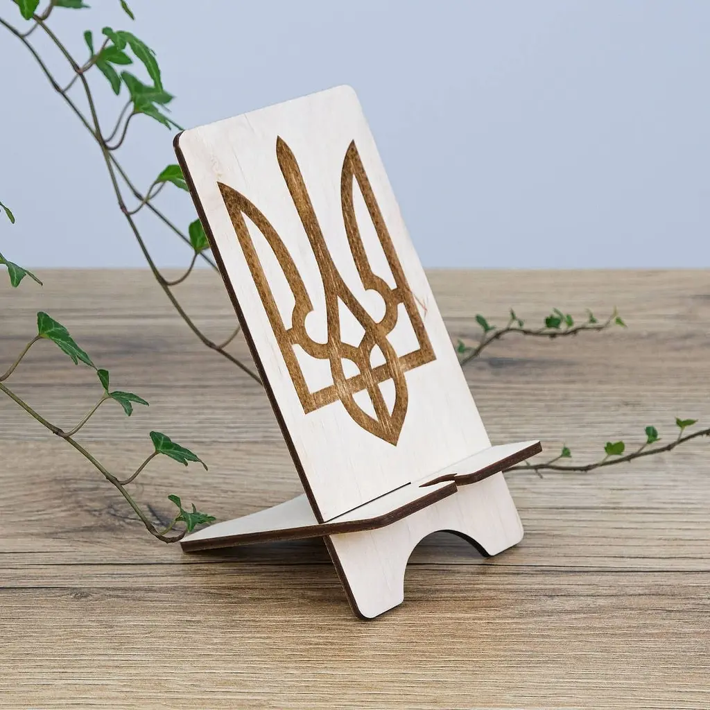 Підставка для телефону з Гербом України - фото 3