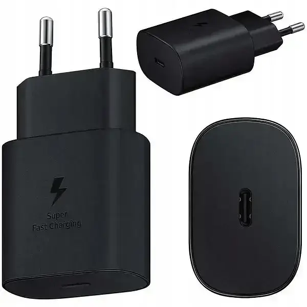 Зарядка для пристрою Adapter PRC 9176 потужність 45 Вт 5А + кабель Type-C USB швидкий заряд чорний - фото 2