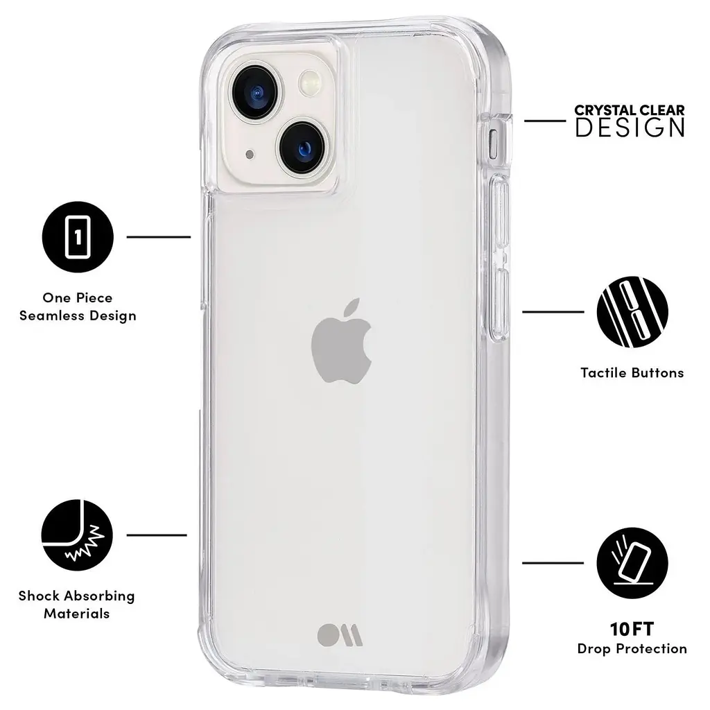 Чохол прозорий Tough Protection Pack та скло CM046826 для iPhone 13 (6.1") Clear - фото 8