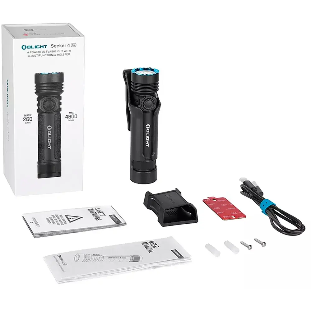 Ліхтар Olight Seeker 4 Pro CW Black - фото 11