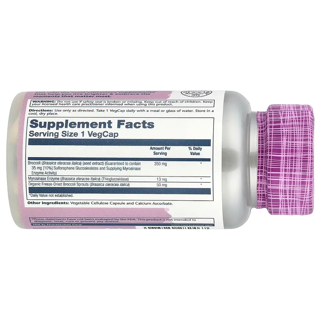 Брокколи Activated Broccoli 350 mg 30 капсул Solaray vit0006455 - фото 2