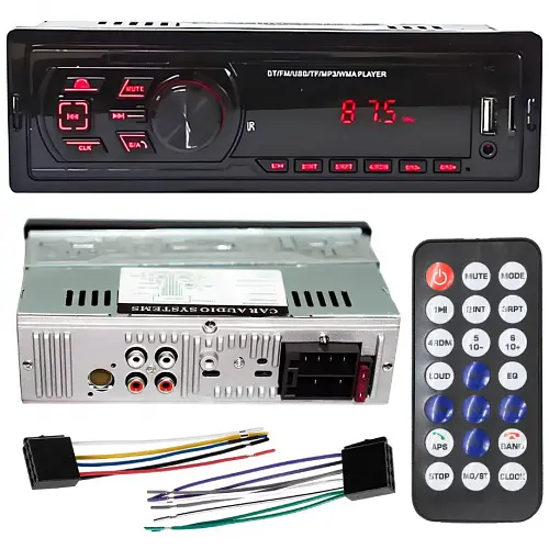 Автомагнитола JSD306 ISO - Bluetooth, FM, USB, microSD, AUX 4x60W - фото 8