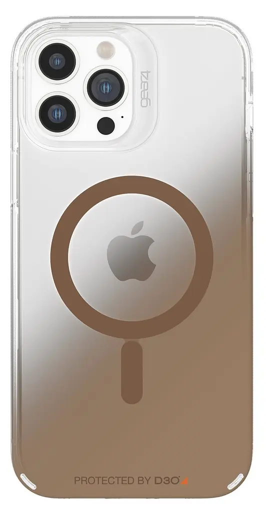 Чохол прозорий протиударний Gear4 Crystal Palace MagSafe для Apple iPhone 13 Pro Max (6.7") Gold - фото 10