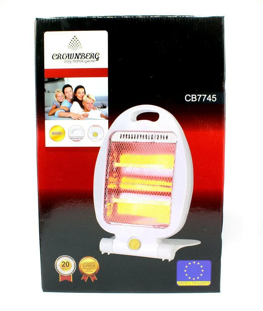 Інфрачервоний кварцовий обігрівач Crownberg CB7745 Quartz Heater - фото 3
