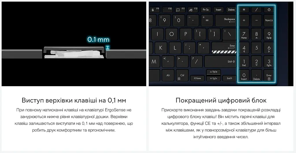 Топкейс ноутбука / верхня панель та клавіатура для ноутбука Asus Vivobook 16 (M1605) M1605YA (90NB10R1-R30UA0) Оригінал від Asus, Верхня панель клавіатури - фото 4