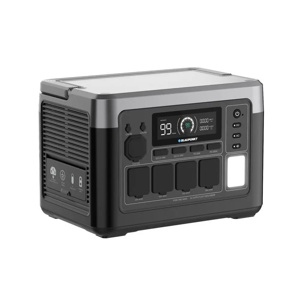 Зарядна станція BLAUPUNKT JuiceBox 1000, 1800W, 1024Wh, LiFePO4 з водонепроникною сумкою (BPPS1000A) - фото 2