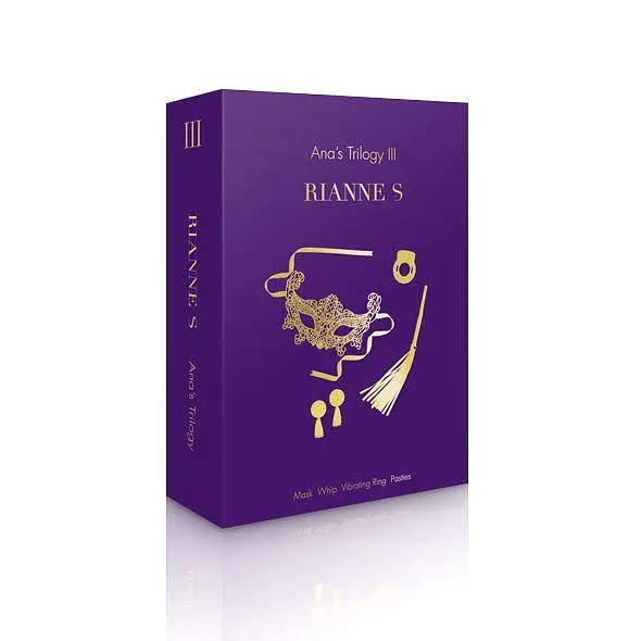 Романтичний подарунковий набір RIANNE S Ana's Trilogy Set III: ерекційне кільце, ажурна маска на обл - фото 2