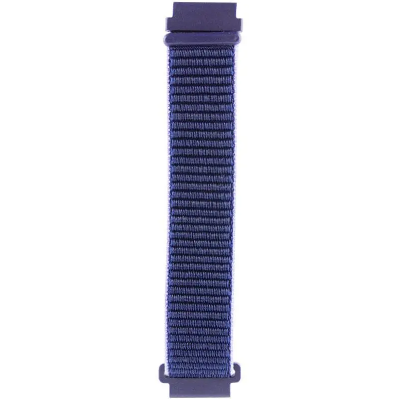 Ремінець Nylon для Smart Watch 20mm Темно-синій / Бузковий - фото 3