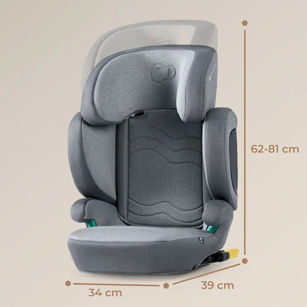 Автокрісло Kinderkraft Xpand 2 i-Size Rocket Grey сіре KCXPAN02GRY0000 (00-00305188) - фото 8