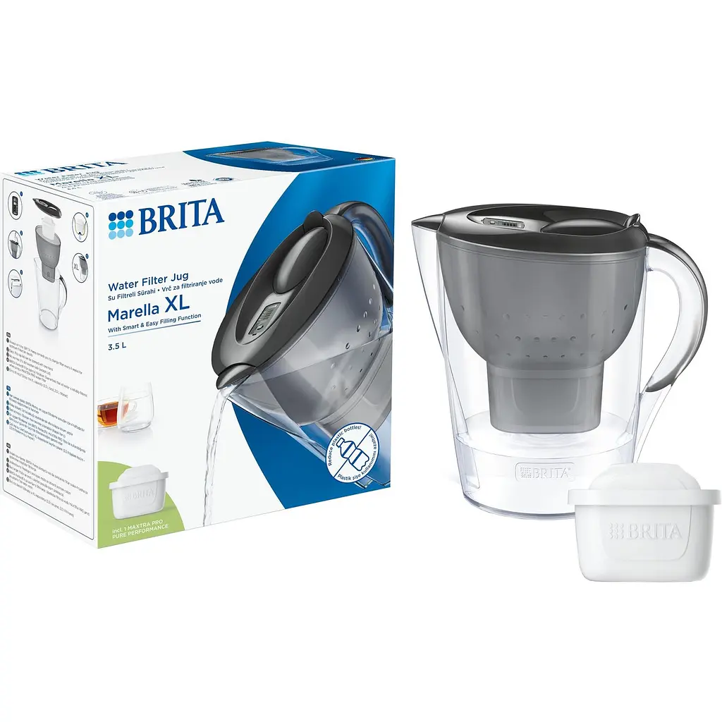 Фільтр-глечик Brita Marella XL MXpro графіт 3.5 л (1052724) - фото 4