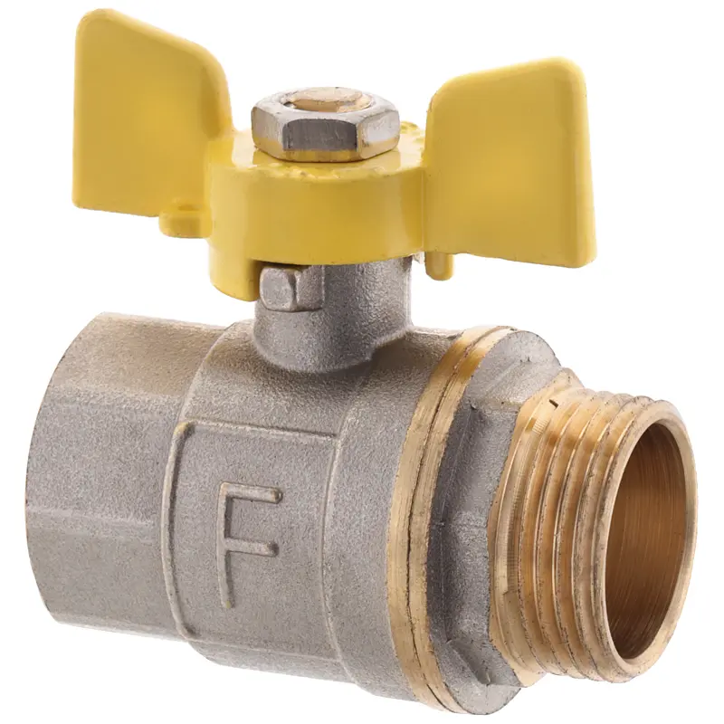 Кран кульовий Ferro Pl 3/4" ГШМ газ art. 607 (латунна куля) FE0561 - фото 2