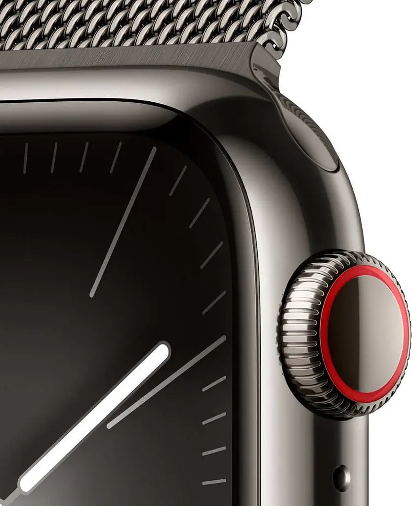 Смарт-часы Apple Watch Series 9 GPS + Cellular 41mm Graphite S. Steel Case w. Graphite Milanese Loop (MRJ43) - фото 3