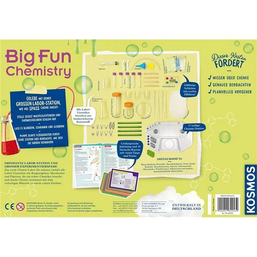 Весела хімія Big Fun Chemistry Kosmos - Набір для дослідження (616991) - фото 4