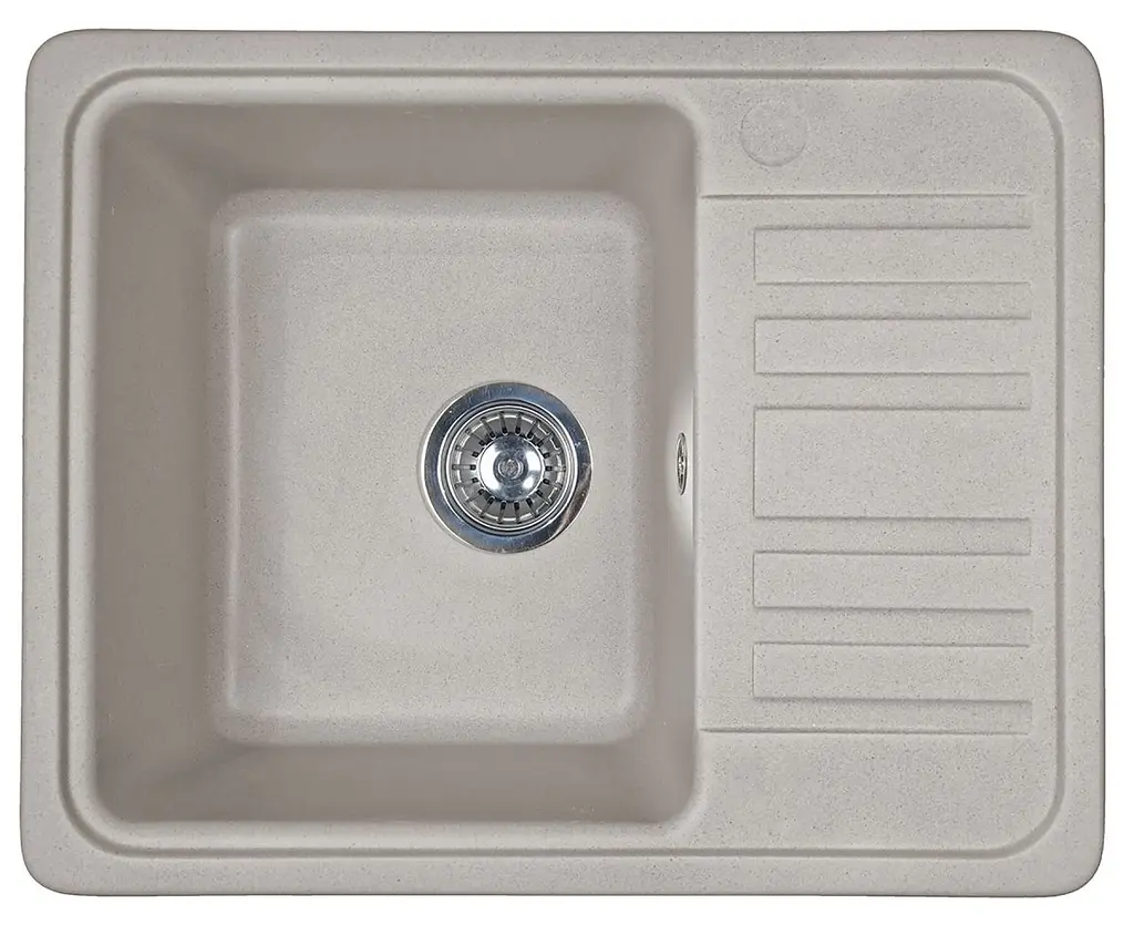 Кухонна мийка Adamant SMALL avena 570x455x180 мм, з крилом 57 см
