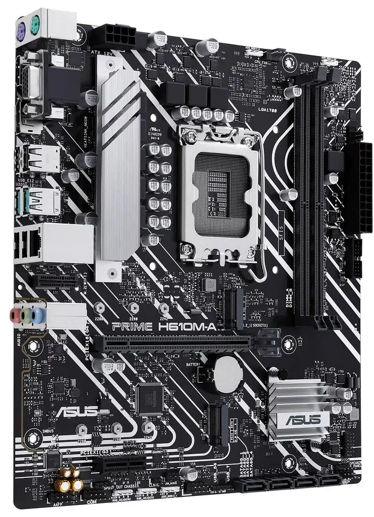Материнська плата ASUS Prime H610M-A-CSM (PRIME H610M-A-CSM) (Socket 1700, Intel H610, Micro-ATX) - фото 2