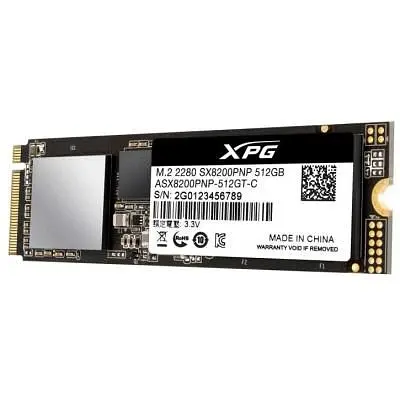 Накопитель SSD M.2 2280 512GB ADATA (ASX8200PNP-512GT-C) - фото 2