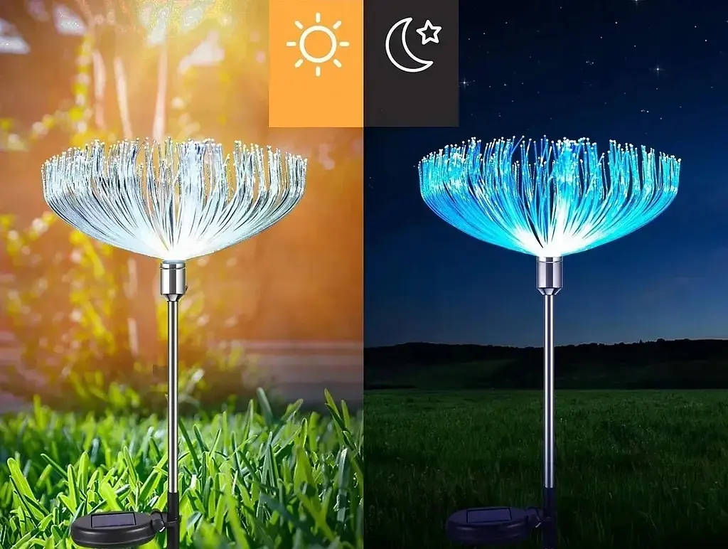 Декоративна садова лампа SuperLED деревце з RGB-підсвіткою 2 шт.  - фото 4