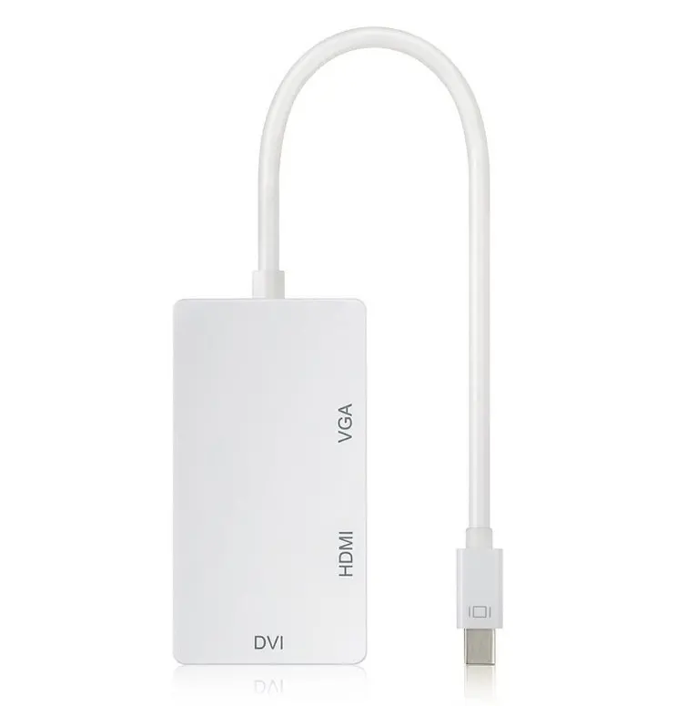 Перехідник mini DisplayPort M HDMI/VGA/DVI 24+5 FHD 1080p - фото 5