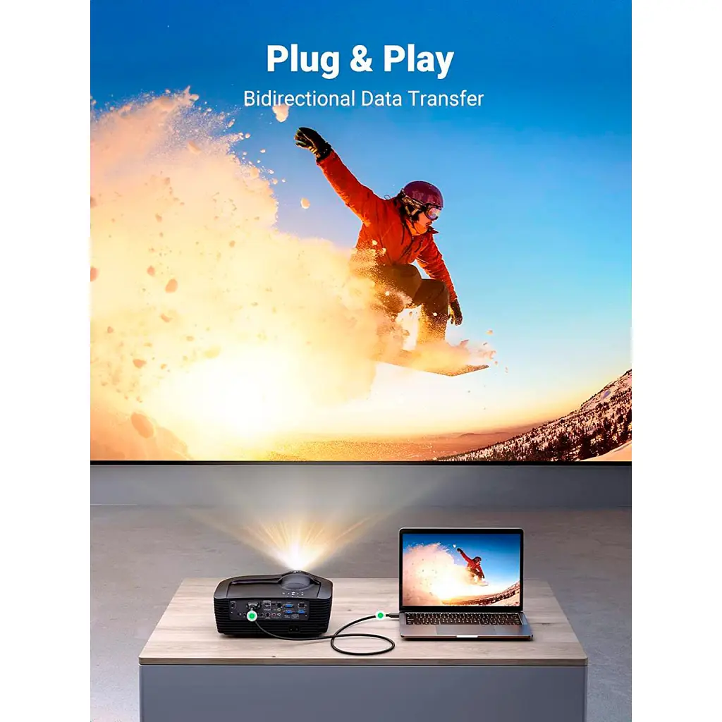 Кабель мультимедійний HDMI M to DVI M 1.5m HD106 black Ugreen (11150) - фото 6