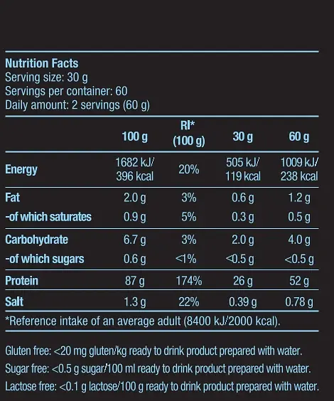 Протеїн Beef Protein 1816 г Ванільний кориця, Strawberry - фото 2