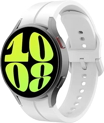 Ремінець силіконовий BeWatch NEO для Samsung Galaxy Watch 4/5/6 20 мм Білий (101neo01) - фото 5