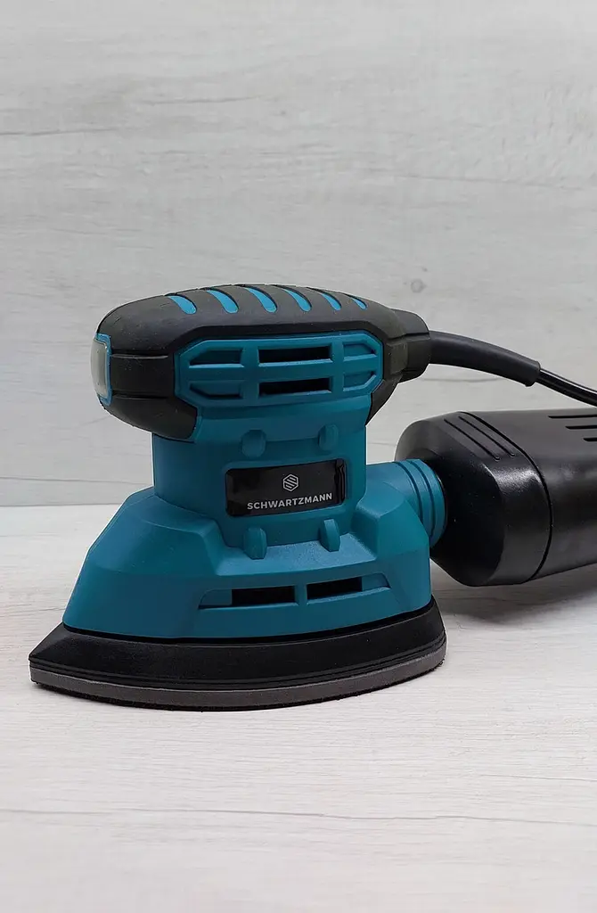 Шлифовальная вибрационная машина Schwartzmann MS-130SP с мешком для пыли качественная 13000 об/мин 130 Вт - фото 3