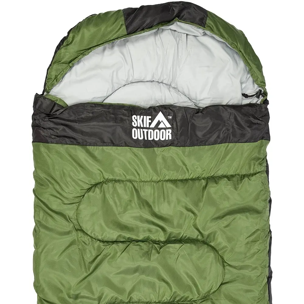 Спальный мешок Skif Outdoor Morpheus 1900 Green/black - фото 4