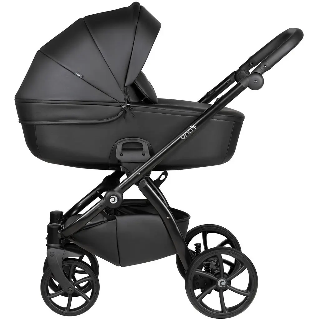 Коляска універсальна Tutis Uno5+ Leather collection jet black (1402699) - фото 2