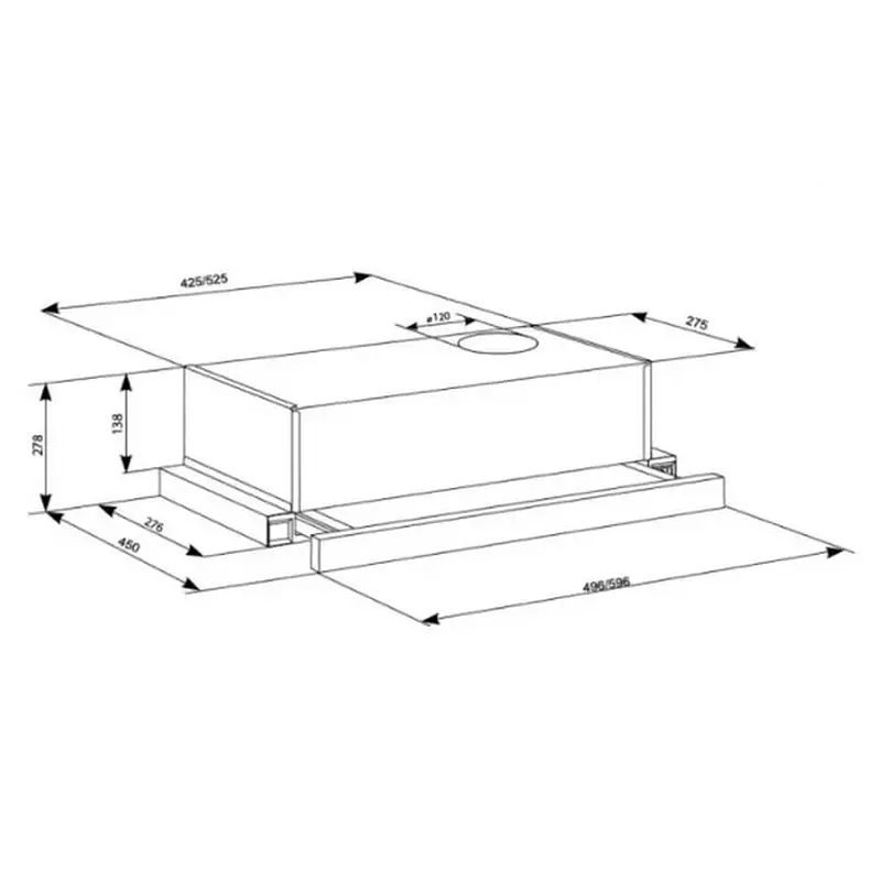 Витяжка кухонна ELEYUS LOTUS 470 60 WH - фото 9