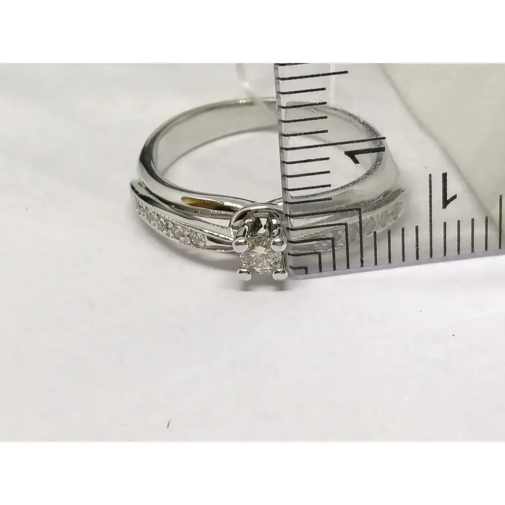 Золоте кільце Гаразд з діамантами. 3022652 16,5 - фото 5