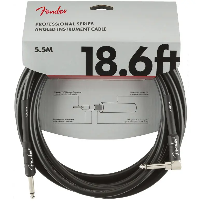 Кабель інструментальний Fender Professional Series Instrument Cable 5.5m (18.6ft) 0990820019 - фото 2