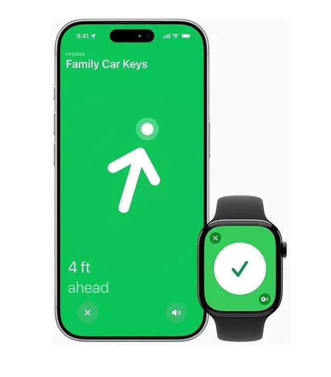 Набір 4 мітки APPLE AirTag 2 (4-pack) білі (MFEA4) - фото 6