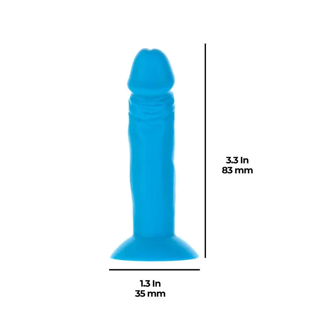 Набор фаллоимитаторов Addiction Silly Willy 3.3” Silicone Dildo, 3 цвета, 12 шт - фото 10